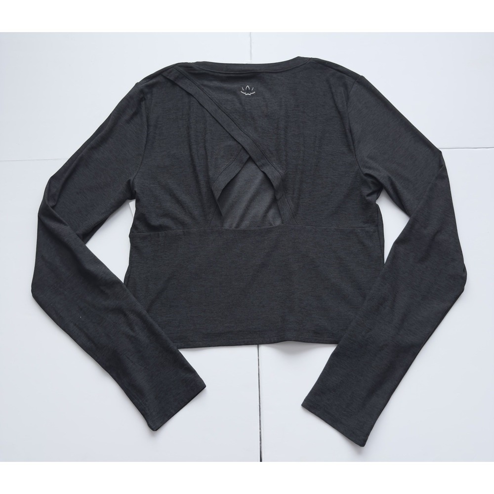 Lot of 2 NWT Beyond Yoga Performance Knit Overlap Back Cropped Pullover Size XL - Picture 14 of 15